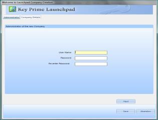 ) Choose from the drop down boxes at the top which Application Type to install (Accounts or Property) then choose