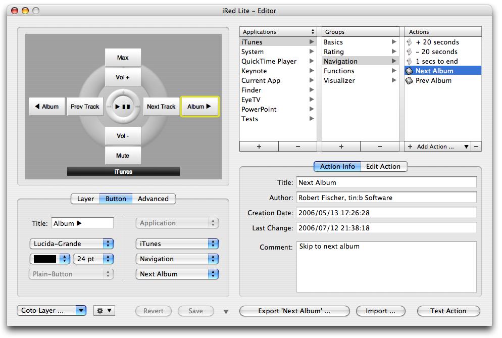 Editor - Expert Mode Clicking the small triangle on the lower right corner of the OSD panel, the Editor window expands into expert mode.