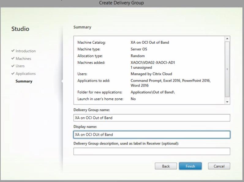 Step 6: Securely accessing OCI using NetScaler Gateway Service Once the