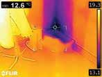 details from the built-in visible light camera onto the thermal image Professional-Level Measurement Features: Use the C3 Hot Spot or Cold Spot feature to quickly measure within a defined area box.