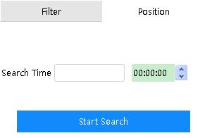 3.2.2 Search by Position Click Potion tab, set Search Time, to search record at specific time and open it. See Figure 3-5. Figure 3-5 3.
