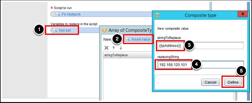 This allow to select the Script Configuration previously created 4.