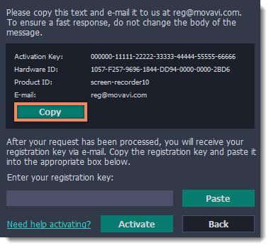 Step 3: Enter your activation key and select the Activate offline option. Then, click Activate.