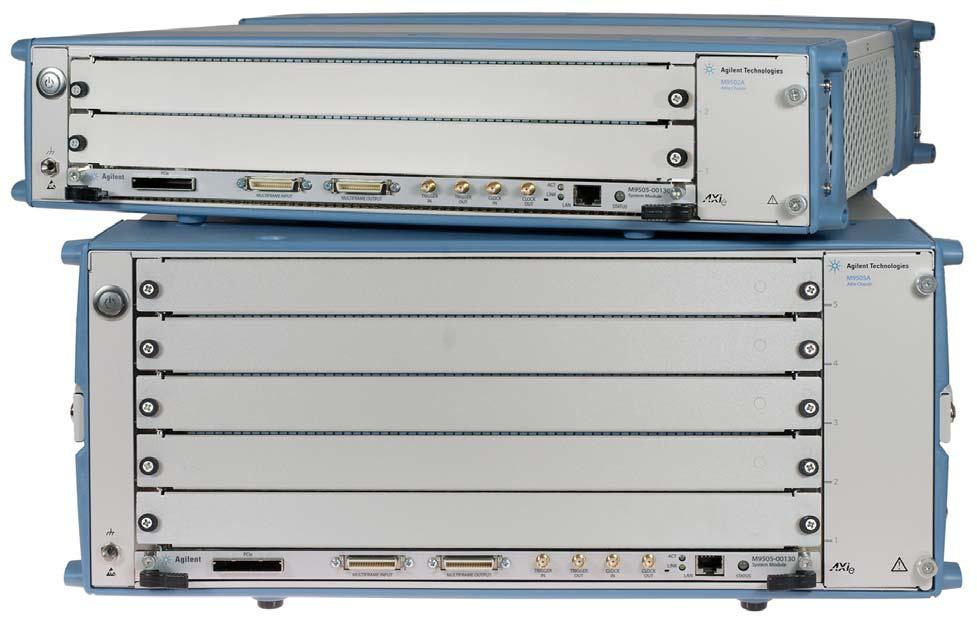 Agilent M9502A and M9505A AXIe Chassis Firmware