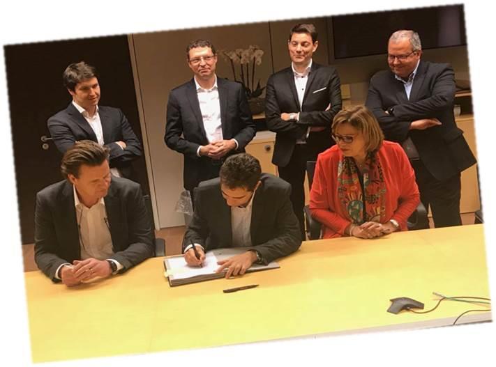 Orange Belgium & Orange Business Services signed a sales agreement with the