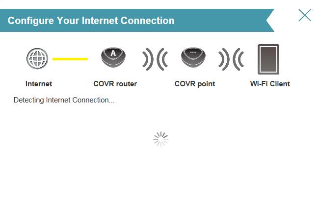 Step 5: The router will automatically detect your connection type.
