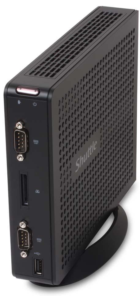 Fanless 1-litre PC with high reliability The XS36-703 V4 is a Slim PC system without software based on the Shuttle Barebone XS36V4.