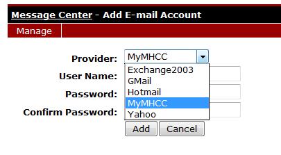 Step 7) Next fill the rest of the text boxes in this portlet. Make sure to use your email address as the User Name and the new password you setup earlier.
