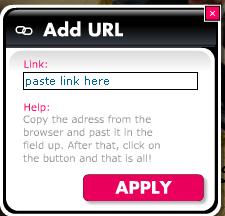 button on menu Paste or type