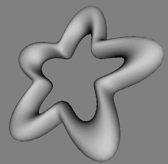 Texture shape Figure 1. Modeling shape by consecutive definition of its geometry, texture and color Though very efficient, the developed function-based nodes have two limitations: 1.