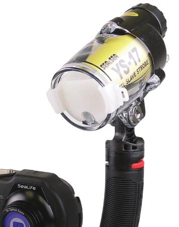 YS Adapter Item SL994 Connect any underwater light or flash that uses a YS Mount to