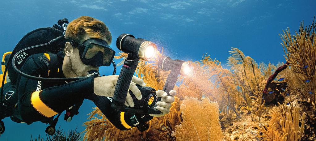 Point, shoot and share with the permanently sealed SeaLife Micro 2.0 underwater camera.