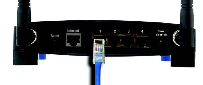 4. Connect your network PCs or Ethernet devices to one of the Broadband Router s numbered ports with a standard Ethernet network cable. Figure 4-2: Connecting Your Network Devices 5.
