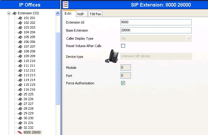 5.4. Administer SIP Extensions From the configuration tree in the left pane, right-click on Extension, and select New > SIP Extension from the pop-up list to add a new SIP
