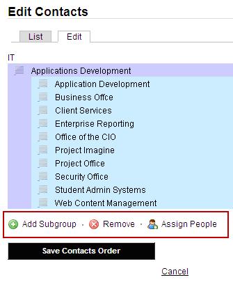 3. Select an Existing Group and click Assign Existing Group OR select Create New Group if the group does not exist yet.