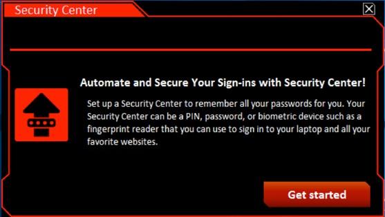 Installing the Security Center for Windows 10 -Windows 10 login -Website login -File and folder encryption 1. Visit the product page and download the latest Security Center software. 2.