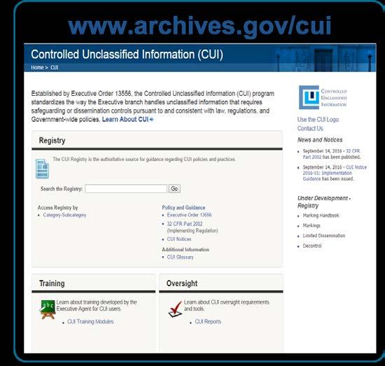 What is Controlled Unclassified Information or CUI? CUI is information that needs protection.