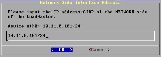 3 Configuring the LoadMaster Using the Console 3 Configuring the LoadMaster Using the Console If the LoadMaster does not automatically obtain an IP address using DHCP, or if the user prefers to