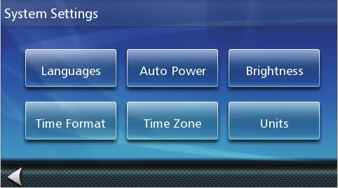 Settings With user Settings you can customize the Magellan RoadMate receiver to better suit your personal needs and preferences.
