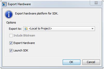 Integrating Fabric on the Zynq Extensible Processing Platform Lab Workbook 2-6. Export the processor and launch SDK. 2-6-1. In the PlanAhead software, select File> Export.