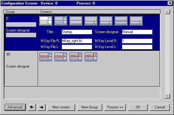 5-8 Configuration of NC Screen and Header (MTC 200) NC Screen Additional Functions in the Context Menu General information about the context menu A context menu in the NC Screen Editor is used to