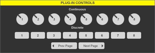 your MIDI hardware controller will remain fixed. Follow the same procedure for the eight continuous parameter controls and eight discrete switches of the Controller Strip.