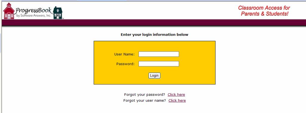 Once you click on the icon you will be taken to a screen where you will enter your district provided login