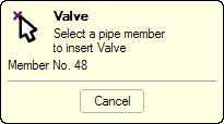 2 RF-PIPING 2 2.2.3 Valve The definition of a valve is used within the program to correctly enter the weight and the stiffness.