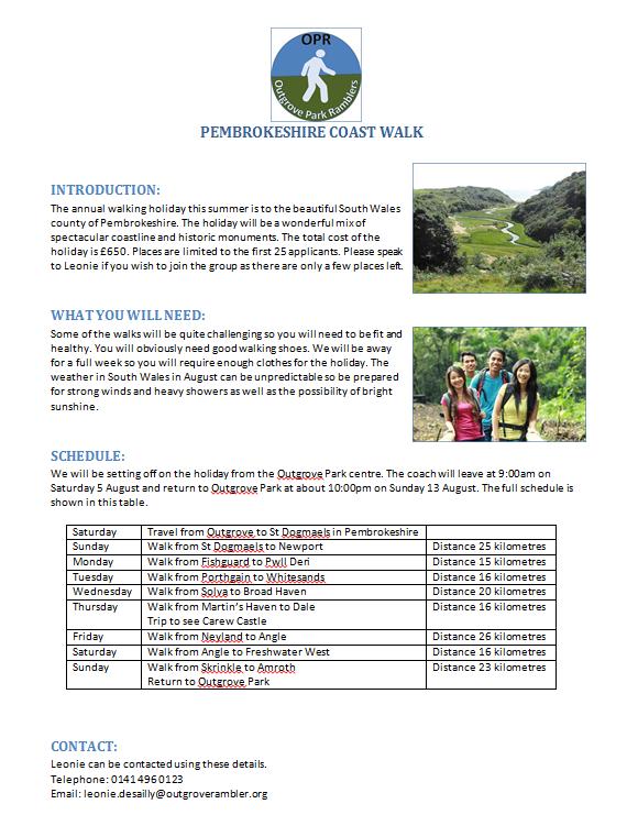 INTERNATIONAL GCSE ICT (4IT0/0) June 07 Mark Scheme ACTIVITY 5 USING WORD PROCESSING SOFTWARE WP 0 Title (PEMBROKESHIRE COAST WALK) from WALK at top of page Title label removed.