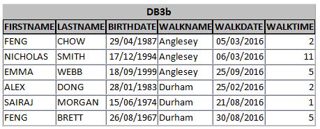 INTERNATIONAL GCSE ICT (4IT0/0) June 07 Mark Scheme DB (a) (i) WALKER_ID is a foreign key in the HISTORY table / primary key in the WALKER table () to identify the walker in the WALKER table /to