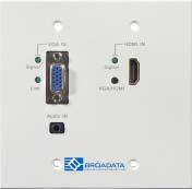LBC-H/V-T-WP LINK BRIDGE TM HDMI/VGA WALL PLATE TRANSMITTER SYSTEM BCI reserves the right to make changes to the products described herein