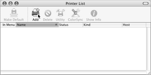 8 Select the hard drive where the PPD file will be installed and click the [Continue] 12 Double-click the [Printer Setup Utility] icon ( ).