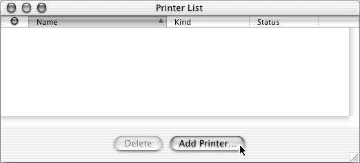 MAC OS X (v10.1.5) 12 Double-click the [Utilities] folder. 16 Select the PPD file of the machine. 13 Double-click the [Print Center] icon ( ).