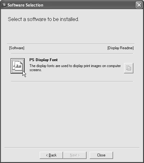 4 USEFUL INFORMATION This chapter explains how to install PS display fonts and how to change the printer driver port in Windows.