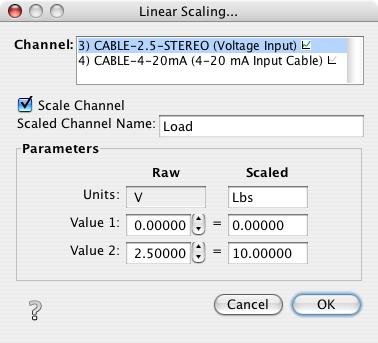 Chapter 5: Special functions 2. Select the external channel(s) and choose the applicable input cable(s) from the dropdown list.