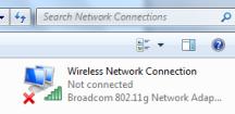 If there isn t any connection here, this means LAN/Wireless network driver should be installed.
