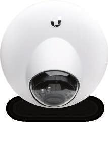 The UniFi Video Camera G3 Dome features a wide angle lens and 1080p video performance for expanded surveillance coverage. Mounting options include wall or ceiling installations.
