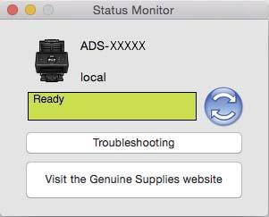 Managing the Machine from Your Computer Monitor the Machine s Status from Your Computer (Macintosh) 8 The Status Monitor utility is a configurable software tool for monitoring the status of a device,