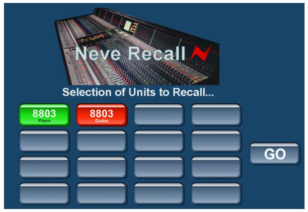 Installation for PC 5 - Recall Software Neve Recall software allows settings from the 8803 to be stored on a PC or