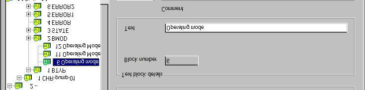 Working with ST7cc Config 4.3.2 Static Extra Texts A message in WinCC can contain up to 10 user text blocks as well as information text (text block 11).