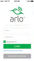 For information about viewing and editing APNs, refer to the Arlo Go user manual. ¾ To add an Arlo Go camera to an existing Arlo account: 1.