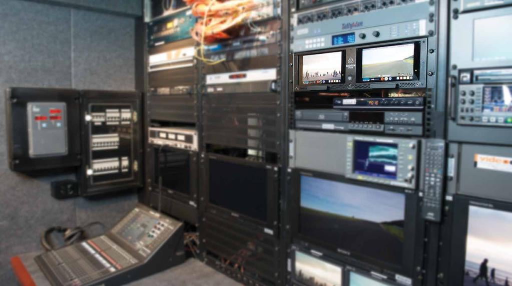 SHOGUN STUDIO SHOGUN STUDIO Harnessing the latest 4K/HD recorder, monitor and playback technologies the Shogun Studio enhances existing HD workflows and provides an affordable rack mount solution for