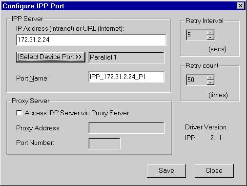 IPP Client Setup - Windows 98/ME Special Features For these platforms, IPP Client software is supplied on the CD-ROM. Also you can distribute the setup program (IPP_CLIENT.EXE) to users vial E-mail.