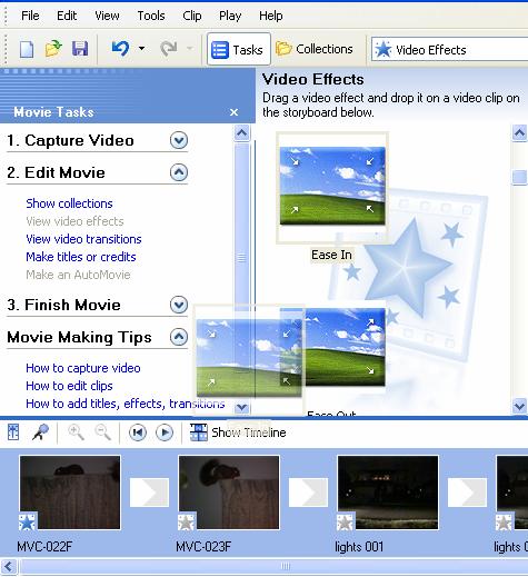 Drag and drop the video effect on the pane in the Storyboard.