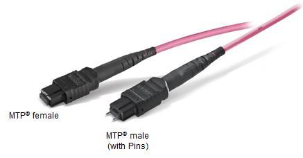Properties: Connector types: DUODECIM Trunks: MTP 12 fiber male DUODECIM Module-Cassettes: MTP 12 fiber female OCTO Patchcords and Multijumpers: MTP 12