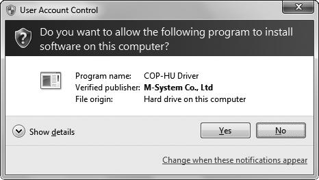2. SETUP 2.1 INSTALLATION For using this device it is necessary to install the driver software in your PC. You can find it in the attached CD or at www.msystem.co.
