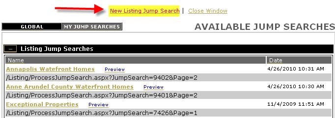 CREATING A JUMP SEARCH 1.