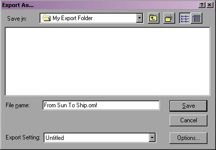 106 Exporting OMFI or AAF Files To export master clips or sequences as OMFI or