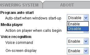 Getting started Settings - GENERAL Program auto start This feature is Disable by default. If you enabled it, it will launch automatically whenever Windows starts up.