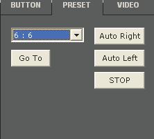 You must select a camera from the drop-down menu first before using the virtual PTZ control keypad You can also find a list of the preset points of this camera that you previously configured